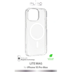 Hurtownia GSM - Case PURO LITEMAG MagSafe Apple iPhone 15 Pro Max (transparent) - PUR757 - {ean13} - Hurt