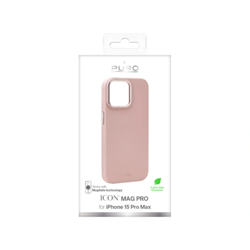 Etui PURO ICON MAG PRO MagSafe Apple iPhone 15 Pro Max (Rose)