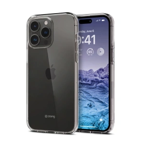 Hurtownia GSM - Etui Crong Crystal Slim Cover Apple iPhone 15 Pro (przezroczysty) - CRG649 - {ean13} - Hurt