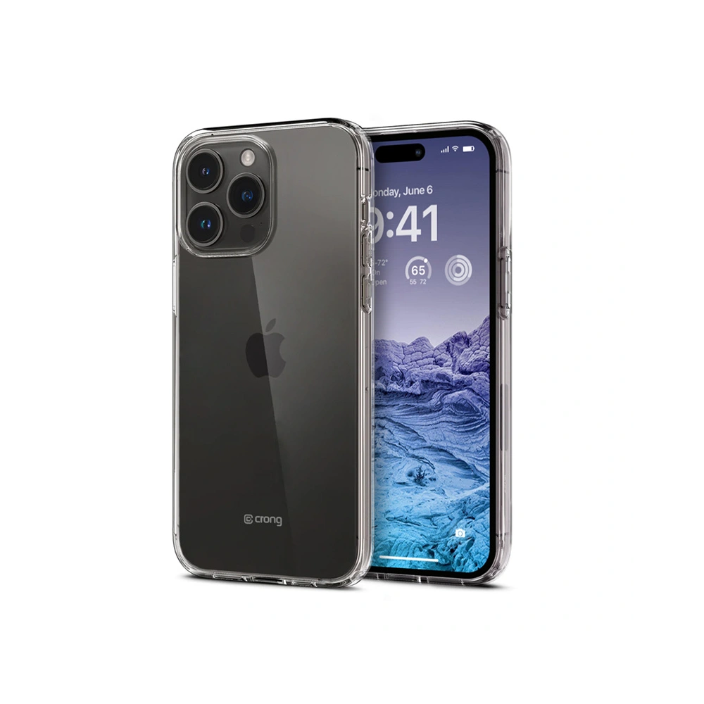 Hurtownia GSM - Etui Crong Crystal Slim Cover Apple iPhone 15 Pro (transparent) - CRG649 - {ean13} - Hurt