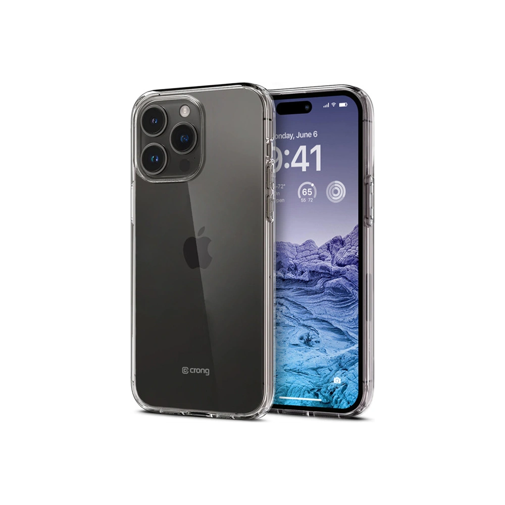 Wholesale Crong Crystal Slim Cover Apple iPhone 15 Pro Max (clear) - CRG650 - {ean13} - Hurt