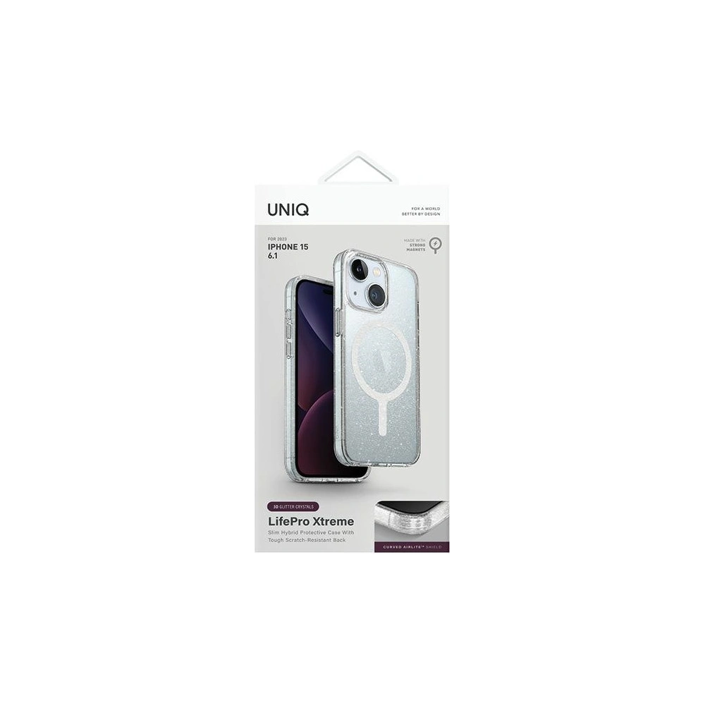 Hurtownia GSM - Case UNIQ LifePro Xtreme Apple iPhone 15 MagClick Charging transparent/tinsel lucent - UNIQ966 - {ean13} - Hurt