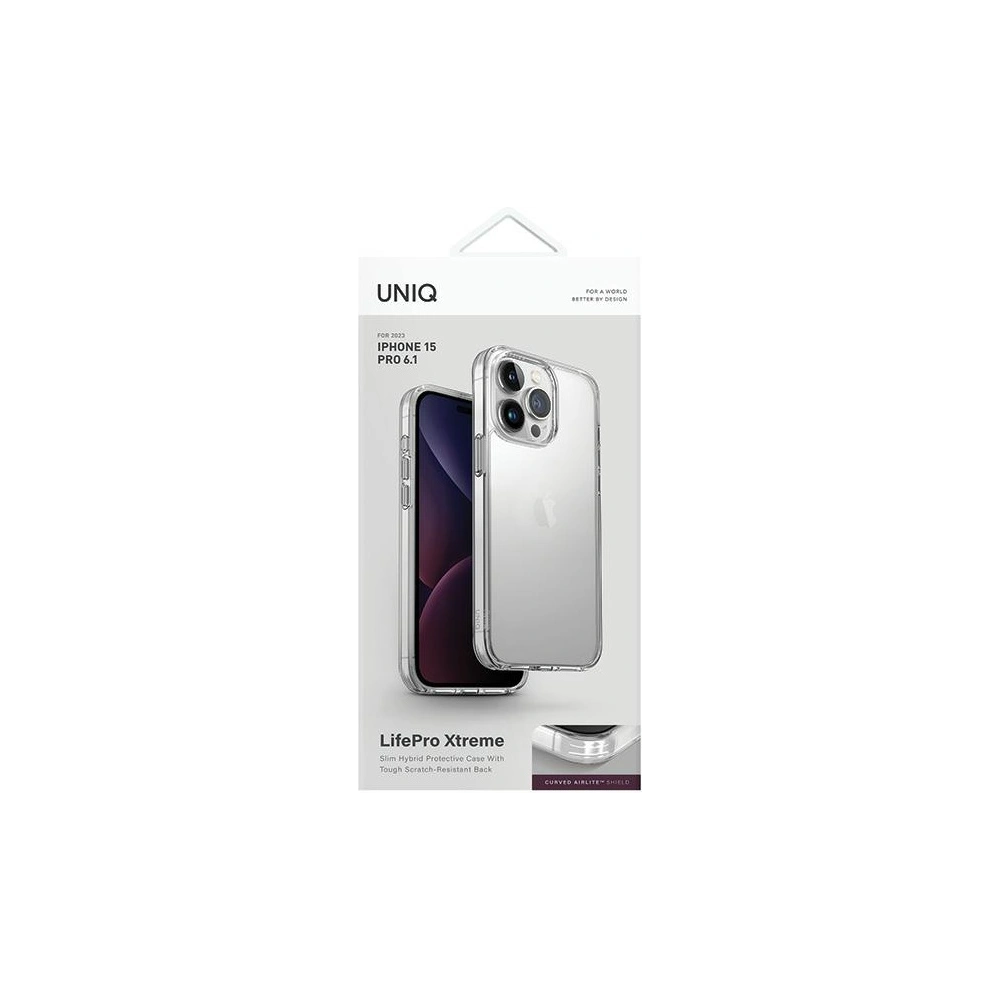 Hurtownia GSM - Etui UNIQ LifePro Xtreme Apple iPhone 15 Pro průhledný/crystal clear - UNIQ970 - {ean13} - Hurt