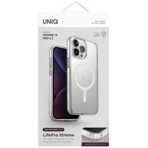 Hurtownia GSM - Etui UNIQ LifePro Xtreme Apple iPhone 15 Pro Max MagClick Charging przeźroczysty/frost clear - UNIQ973 - {ean13} - Hurt