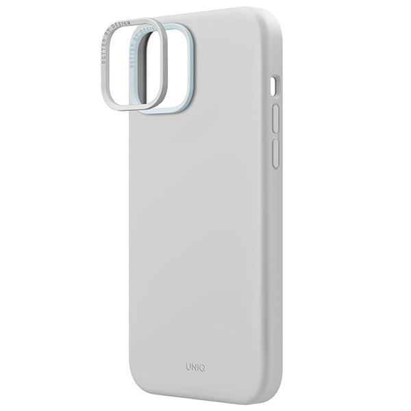 Kryt UNIQ Lino Hue Apple iPhone 15 MagClick Charging chalk grey