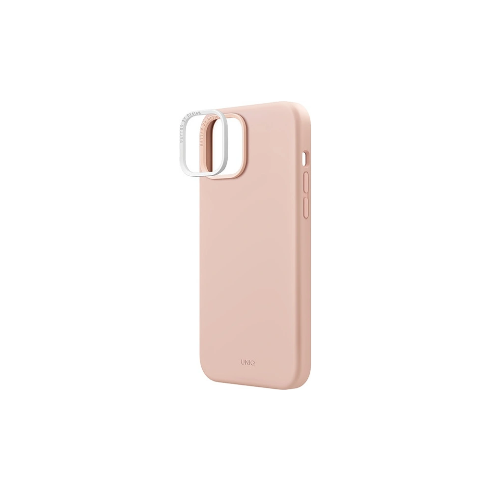 Hurtownia GSM - Etui UNIQ Lino Hue Apple iPhone 15 MagClick Charging rózsaszín/blush pink - UNIQ977 - {ean13} - Hurt