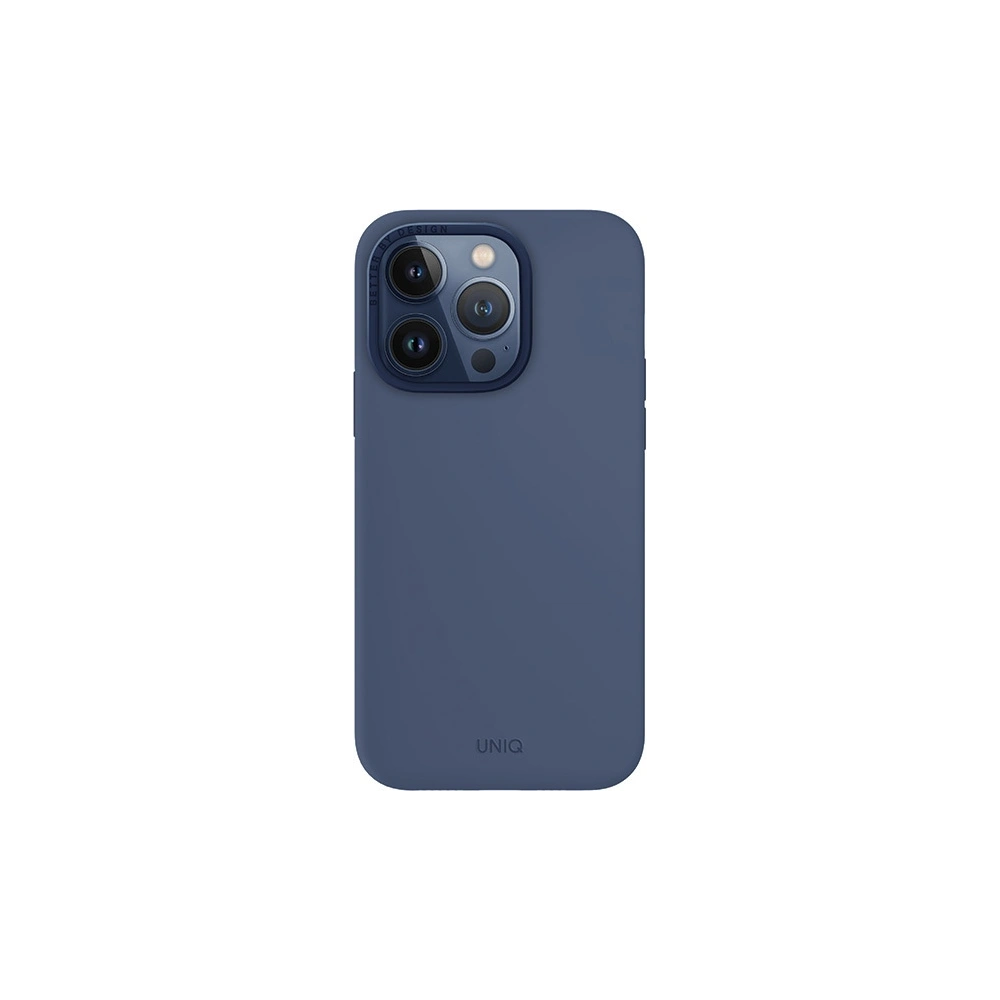 Hurtownia GSM - Etui UNIQ Lino Hue Apple iPhone 15 Pro MagClick Charging tmavě modré/navy blue - UNIQ978 - {ean13} - Hurt