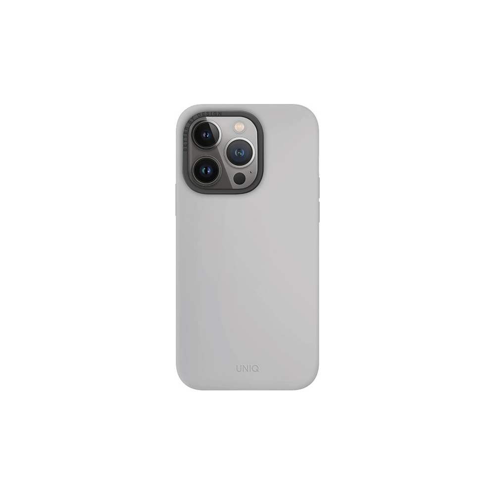 Hurtownia GSM - Etui UNIQ Lino Hue Apple iPhone 15 Pro MagClick Charging jasnoszary/chalk grey - UNIQ979 - {ean13} - Hurt