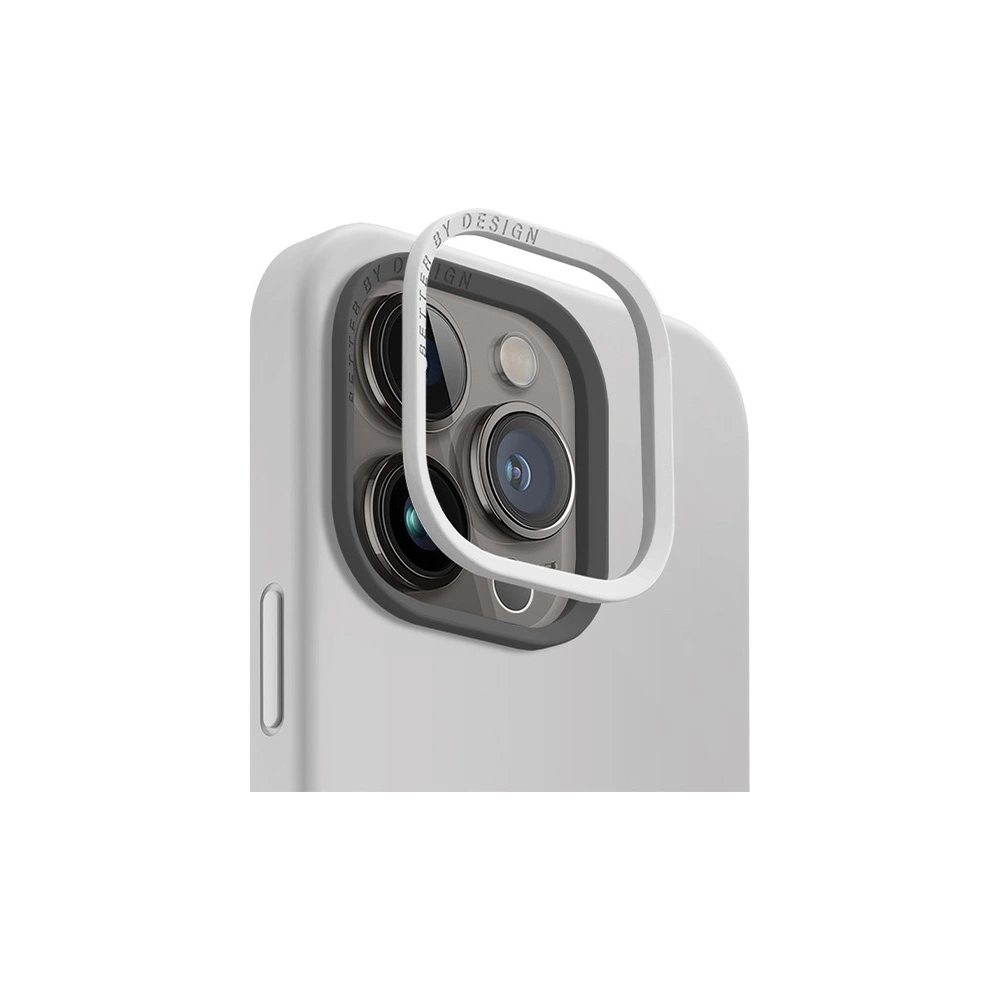 Hurtownia GSM - Etui UNIQ Lino Hue Apple iPhone 15 Pro MagClick Charging jasnoszary/chalk grey - UNIQ979 - {ean13} - Hurt
