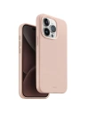 Etui UNIQ Lino Hue Apple iPhone 15 Pro MagClick Charging różowy/blush pink