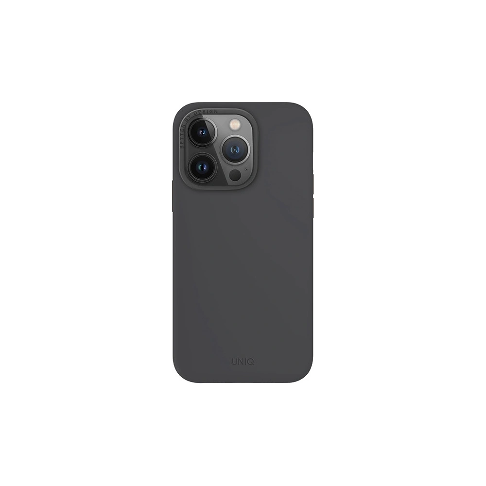 Hurtownia GSM - Etui UNIQ Lino Hue Apple iPhone 15 Pro MagClick Charging szary/charcoal grey - UNIQ982 - {ean13} - Hurt