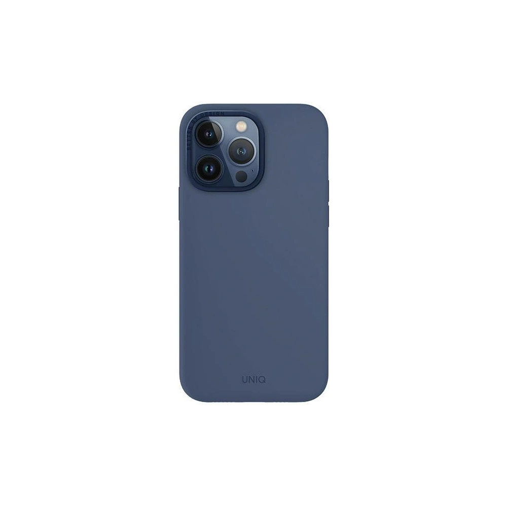 Hurtownia GSM - Etui UNIQ Lino Hue Apple iPhone 15 Pro Max MagClick töltés sötétkék/navy blue - UNIQ983 - {ean13} - Hurt
