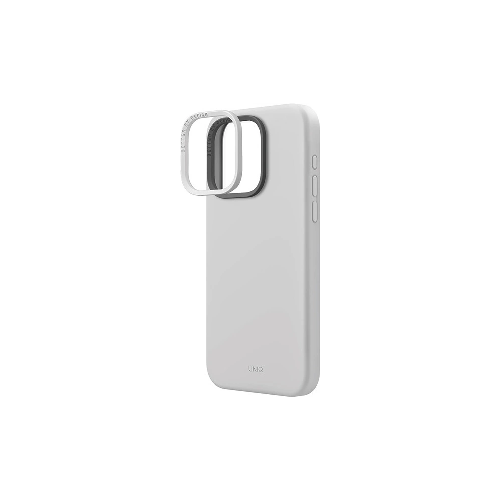 Hurtownia GSM - Etui UNIQ Lino Hue Apple iPhone 15 Pro Max MagClick Charging gri deschis/chalk grey - UNIQ984 - {ean13} - Hurt