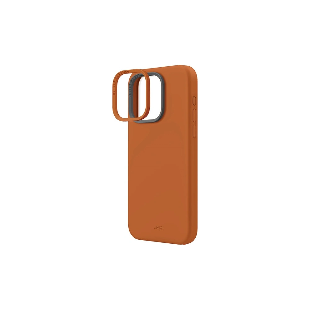 Hurtownia GSM - Etui UNIQ Lino Hue Apple iPhone 15 Pro Max MagClick Charging pomarańczowy/sunset orange - UNIQ985 - {ean13} - Hurt