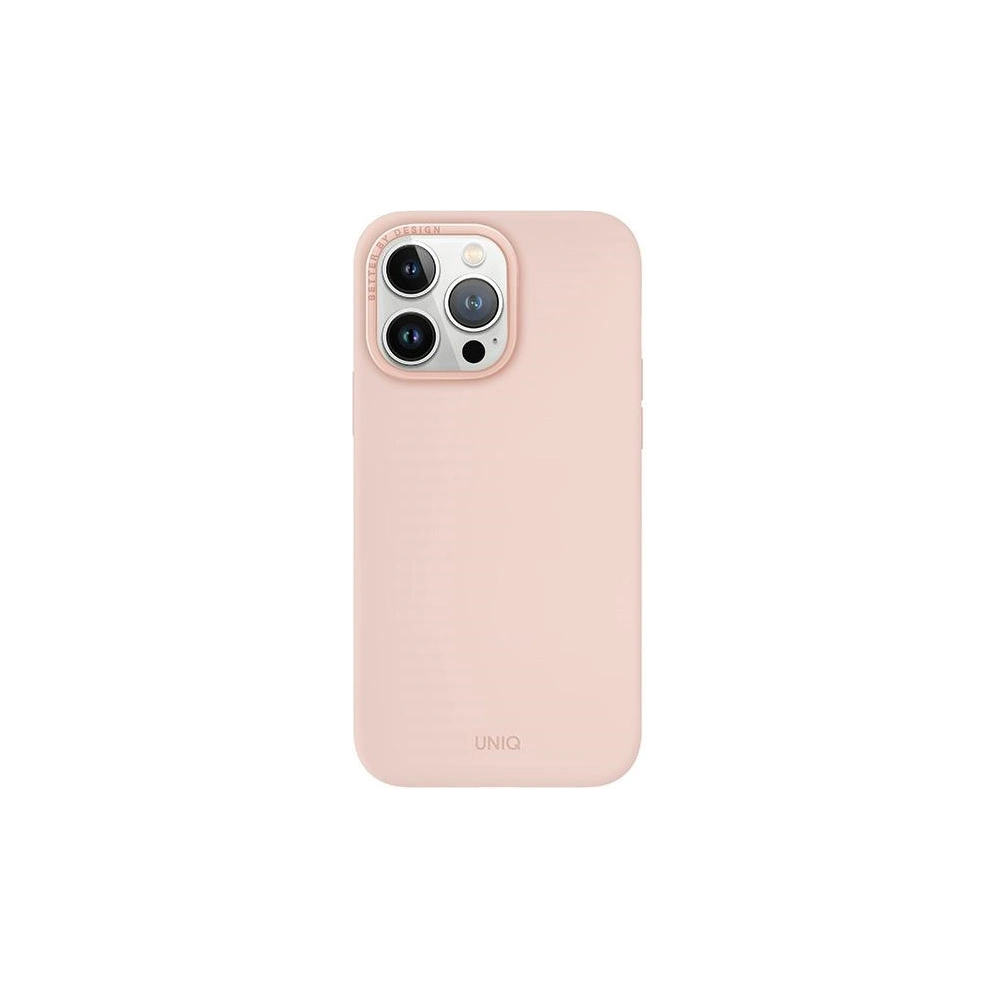 Hurtownia GSM - Etui UNIQ Lino Hue Apple iPhone 15 Pro Max MagClick Charging różowy/blush pink - UNIQ986 - {ean13} - Hurt