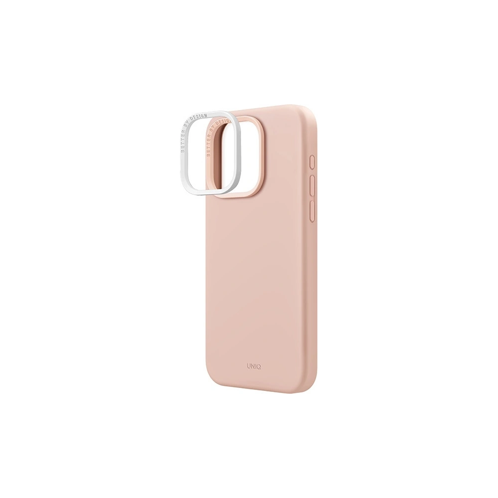 Hurtownia GSM - Etui UNIQ Lino Hue Apple iPhone 15 Pro Max MagClick Charging różowy/blush pink - UNIQ986 - {ean13} - Hurt