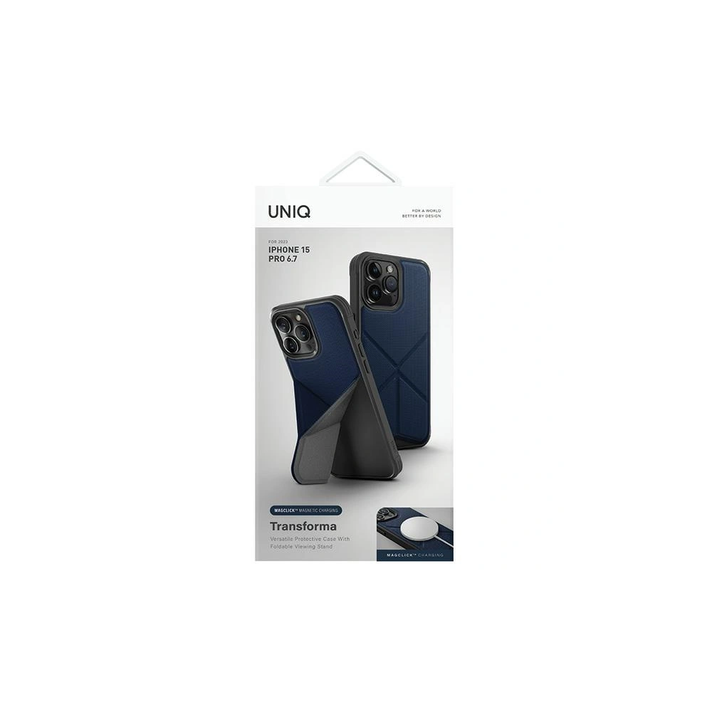 Hurtownia GSM - Etui UNIQ Transforma Apple iPhone 15 Pro Max MagClick Charging niebieski/electric blue - UNIQ991 - {ean13} - Hurt