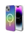 Etui Guess GUHMP15MHITSK Apple iPhone 15 Plus / 14 Plus hardcase IML Iridescent MagSafe multicolor/rainbow
