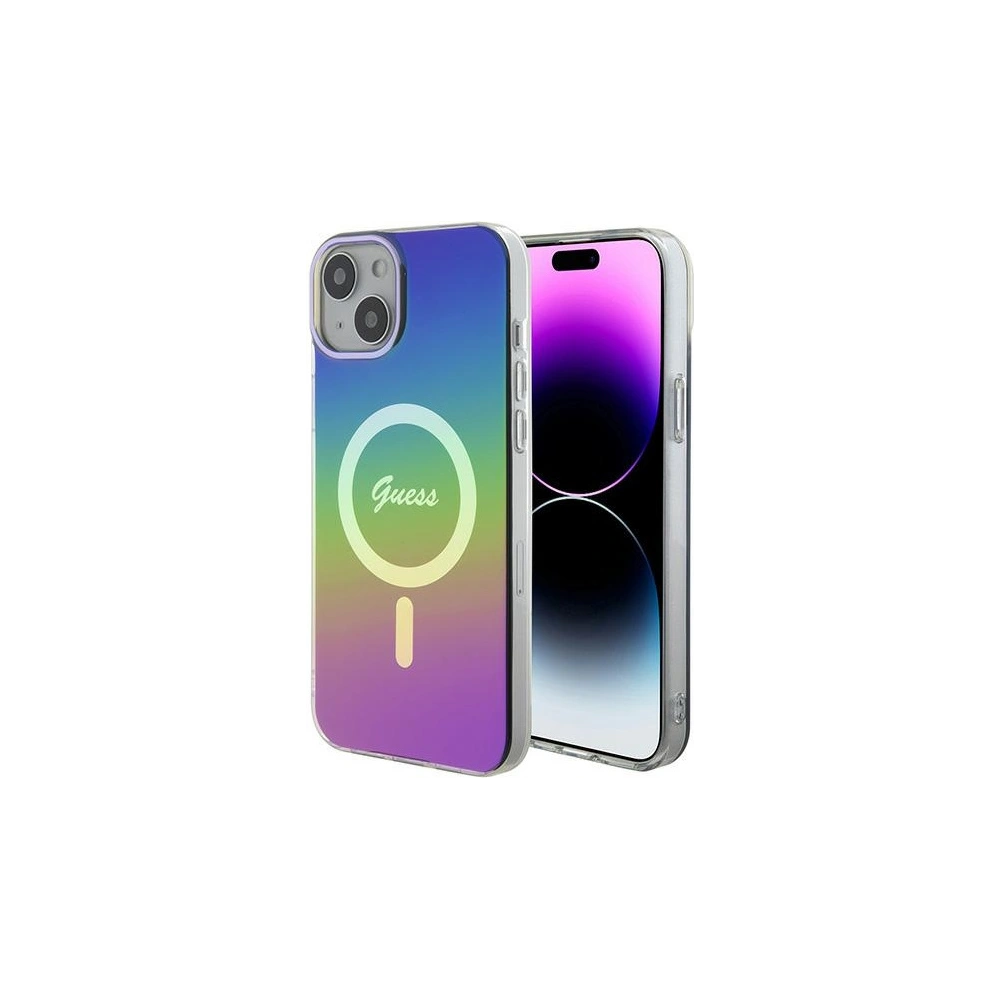 Hurtownia GSM - Etui Guess GUHMP15MHITSK Apple iPhone 15 Plus / 14 Plus hardcase IML Iridescent MagSafe vícerozměrný/rainbow - GUE2880 - {ean13} - Hurt