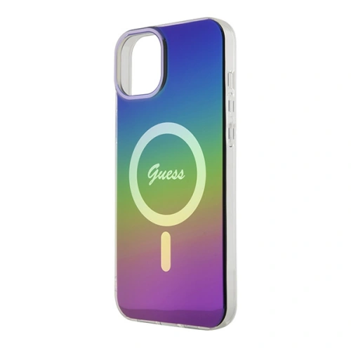 Etui Guess GUHMP15MHITSK Apple iPhone 15 Plus / 14 Plus hardcase IML Iridescent MagSafe wielokolorowy/rainbow