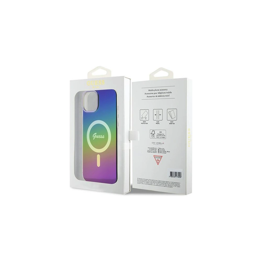 Hurtownia GSM - Etui Guess GUHMP15MHITSK Apple iPhone 15 Plus / 14 Plus hardcase IML Iridescent MagSafe vícerozměrný/rainbow - GUE2880 - {ean13} - Hurt
