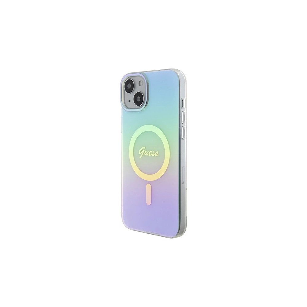 Hurtownia GSM - Etui Guess GUHMP15MHITSQ Apple iPhone 15 Plus / 14 Plus hardcase IML Iridescent MagSafe tyrkysový/turquoise - GUE2882 - {ean13} - Hurt