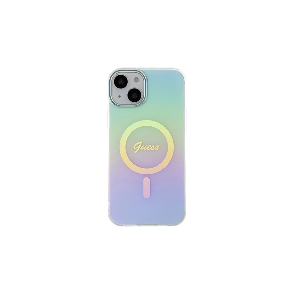 Hurtownia GSM - Etui Guess GUHMP15MHITSQ Apple iPhone 15 Plus / 14 Plus hardcase IML Iridescent MagSafe tyrkysový/turquoise - GUE2882 - {ean13} - Hurt