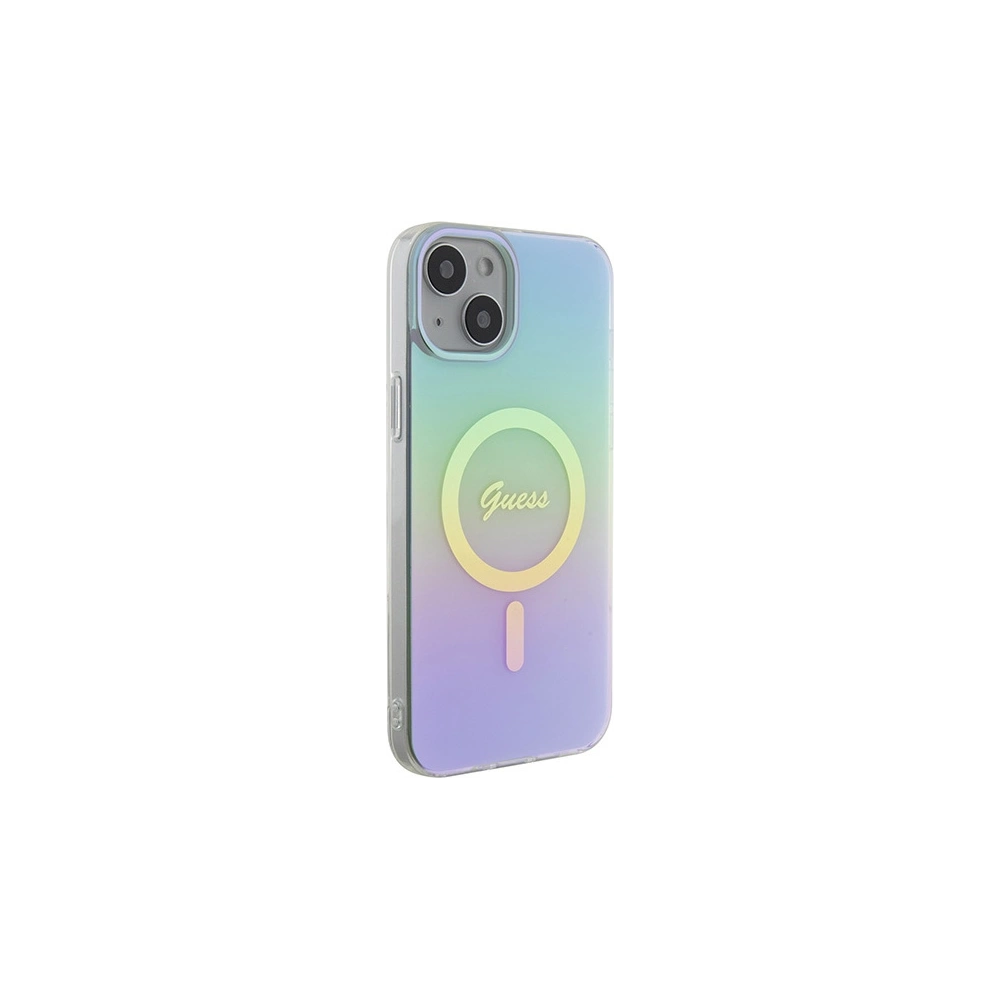 Hurtownia GSM - Etui Guess GUHMP15MHITSQ Apple iPhone 15 Plus / 14 Plus hardcase IML Iridescent MagSafe tyrkysový/turquoise - GUE2882 - {ean13} - Hurt