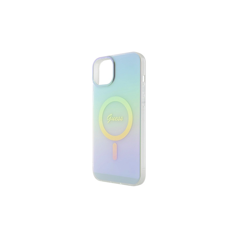 Hurtownia GSM - Etui Guess GUHMP15MHITSQ Apple iPhone 15 Plus / 14 Plus hardcase IML Iridescent MagSafe tyrkysový/turquoise - GUE2882 - {ean13} - Hurt