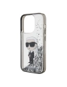 Hurtownia GSM - Etui Karl Lagerfeld KLHCP15LLKKNSK Apple iPhone 15 Pro hardcase Liquid Glitter Ikonik transparentní - KLD1697 - {ean13} - Hurt