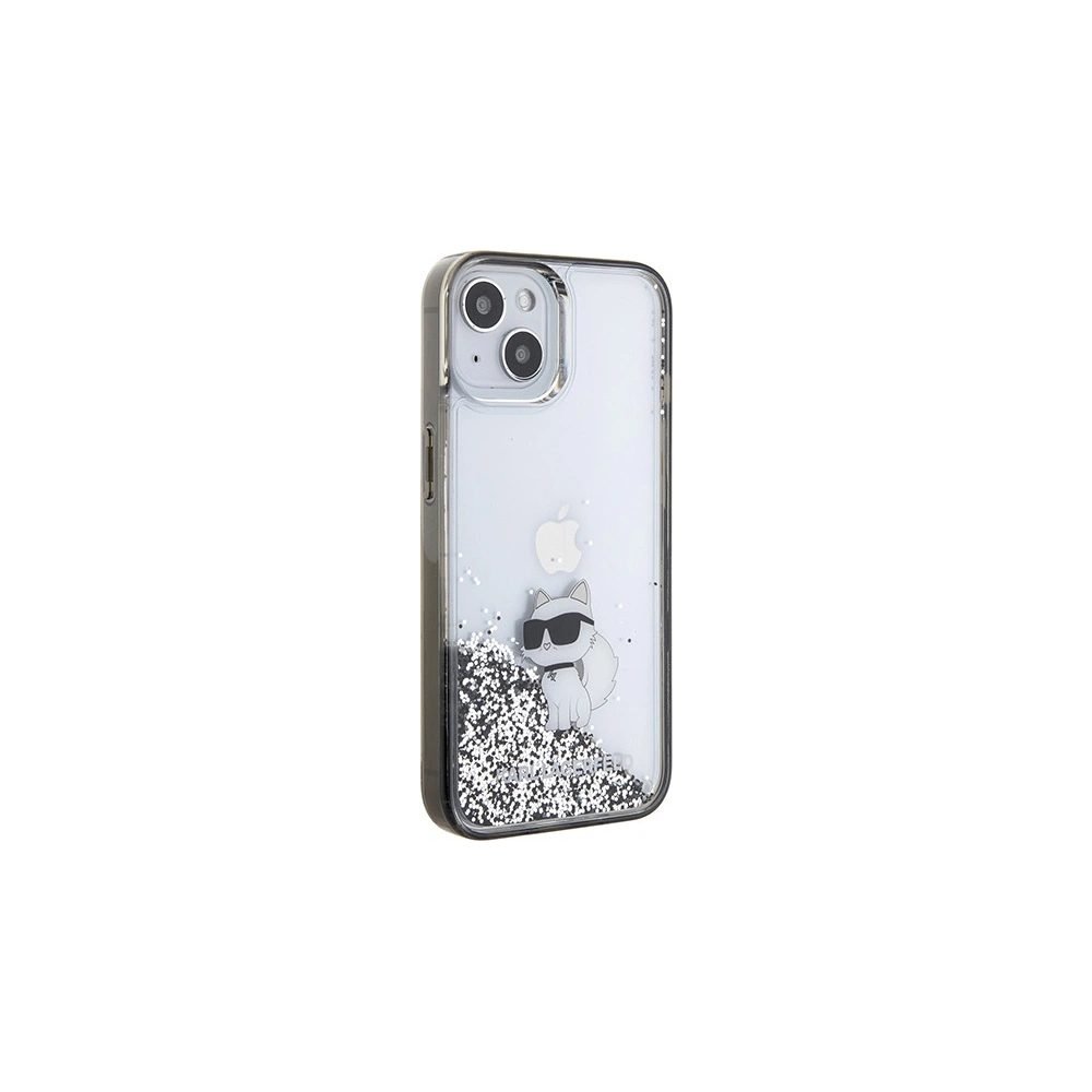 Hurtownia GSM - Etui Karl Lagerfeld KLHCP15SLKCNSK Apple iPhone 15 kemény tok Liquid Glitter Choupette átlátszó - KLD1698 - {ean13} - Hurt