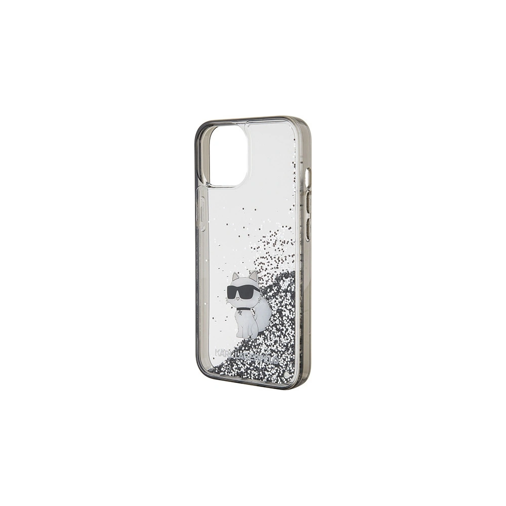 Hurtownia GSM - Case Karl Lagerfeld KLHCP15SLKCNSK Apple iPhone 15 Hardcase Liquid Glitter Choupette transparent - KLD1698 - {ean13} - Hurt