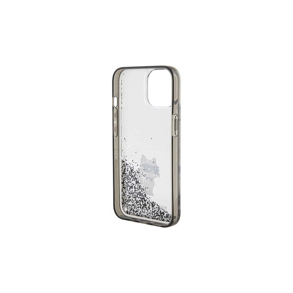 Wholesale Karl Lagerfeld KLHCP15SLKCNSK Apple iPhone 15 hardcase Liquid Glitter Choupette transparent - KLD1698 - {ean13} - Hurt