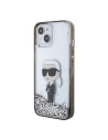 Hurtownia GSM - Etui Karl Lagerfeld KLHCP15SLKKNSK Apple iPhone 15 hardcase Liquid Glitter Ikonik transparentní - KLD1699 - {ean13} - Hurt