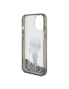 Hurtownia GSM - Etui Karl Lagerfeld KLHCP15SLKKNSK Apple iPhone 15 hardcase Liquid Glitter Ikonik transparentní - KLD1699 - {ean13} - Hurt