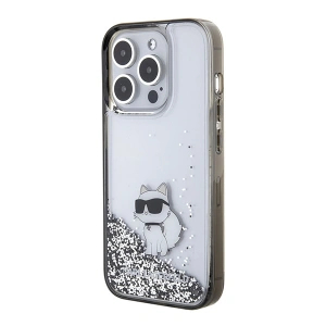 Hurtownia GSM - Etui Karl Lagerfeld KLHCP15XLKCNSK Apple iPhone 15 Pro Max hardcase Liquid Glitter Choupette průhledné - KLD1700 - {ean13} - Hurt