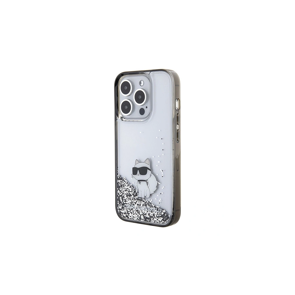 Hurtownia GSM - Case Karl Lagerfeld KLHCP15XLKCNSK Apple iPhone 15 Pro Max Hardcase Liquid Glitter Choupette transparent - KLD1700 - {ean13} - Hurt