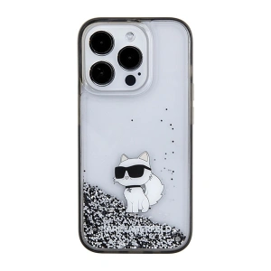 Hurtownia GSM - Etui Karl Lagerfeld KLHCP15XLKCNSK Apple iPhone 15 Pro Max hardcase Liquid Glitter Choupette průhledné - KLD1700 - {ean13} - Hurt