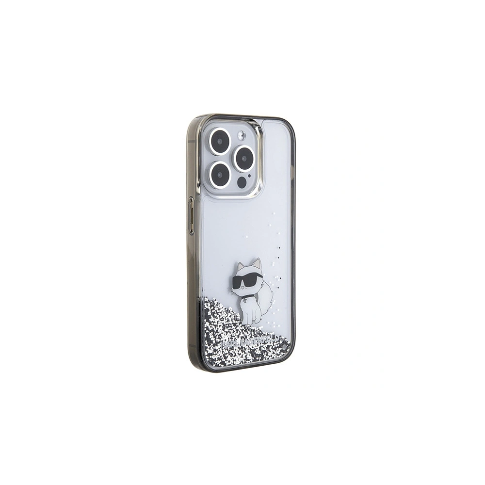 Hurtownia GSM - Case Karl Lagerfeld KLHCP15XLKCNSK Apple iPhone 15 Pro Max Hardcase Liquid Glitter Choupette transparent - KLD1700 - {ean13} - Hurt