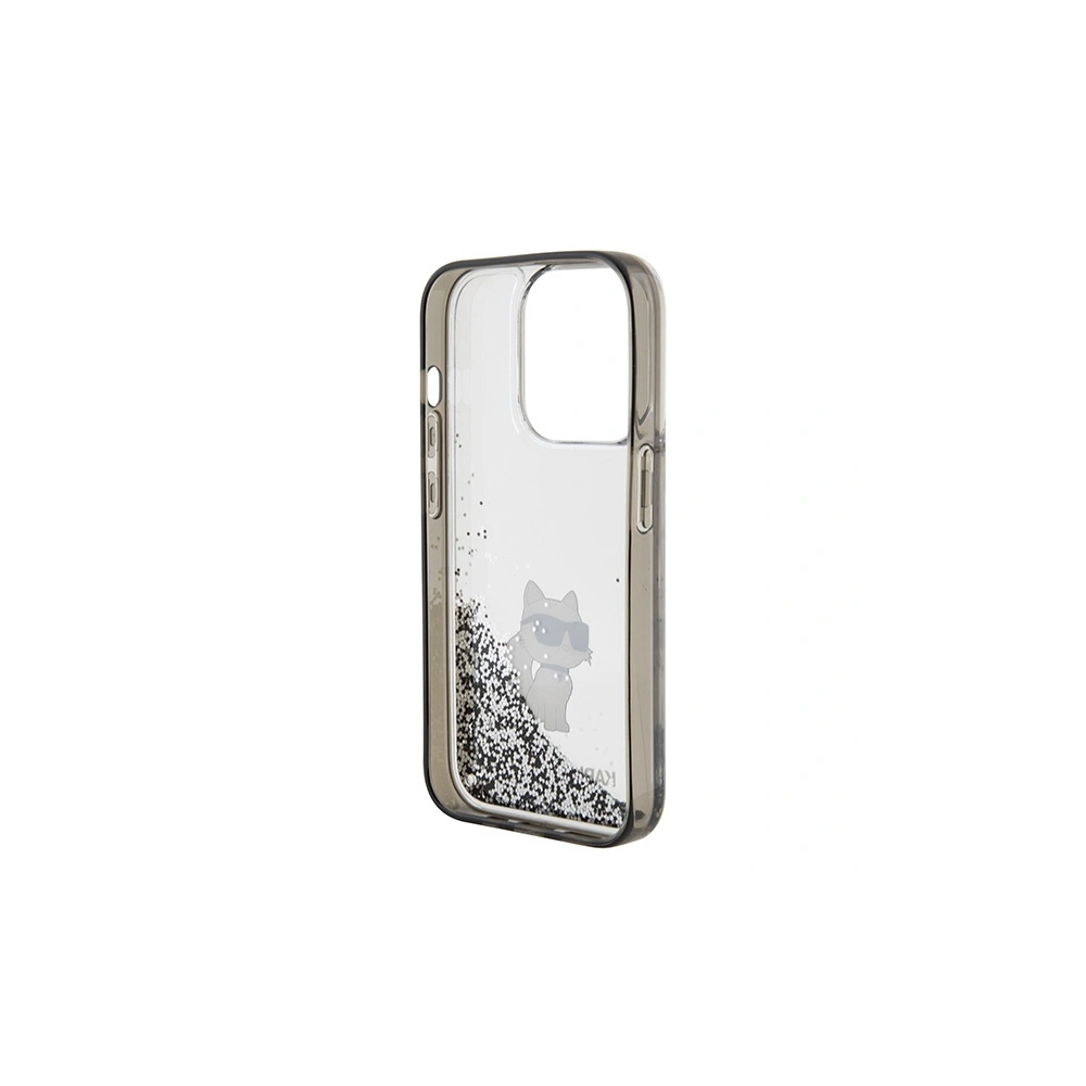 Hurtownia GSM - Etui Karl Lagerfeld KLHCP15XLKCNSK Apple iPhone 15 Pro Max hardcase Liquid Glitter Choupette průhledné - KLD1700 - {ean13} - Hurt