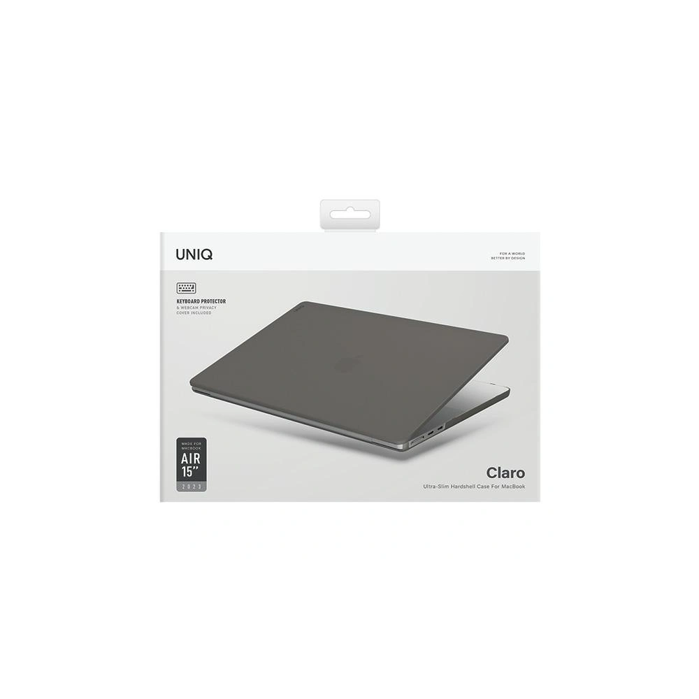 Hurtownia GSM - Etui UNIQ Claro Apple MacBook Air 15 2023 průhledné šedé/smoke matte grey - UNIQ992 - {ean13} - Hurt