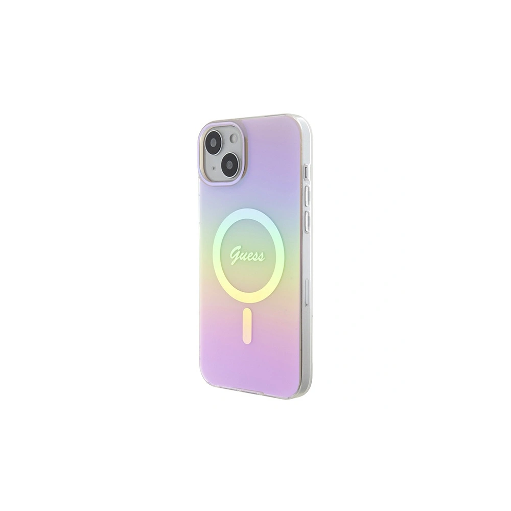 Hurtownia GSM - Etui Guess GUHMP15SHITSP Apple iPhone 15 hardcase IML Iridescent MagSafe różowy/pink - GUE2885 - {ean13} - Hurt
