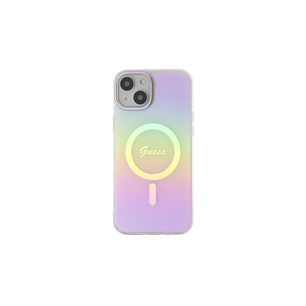 Hurtownia GSM - Etui Guess GUHMP15SHITSP Apple iPhone 15 hardcase IML Iridescent MagSafe różowy/pink - GUE2885 - {ean13} - Hurt
