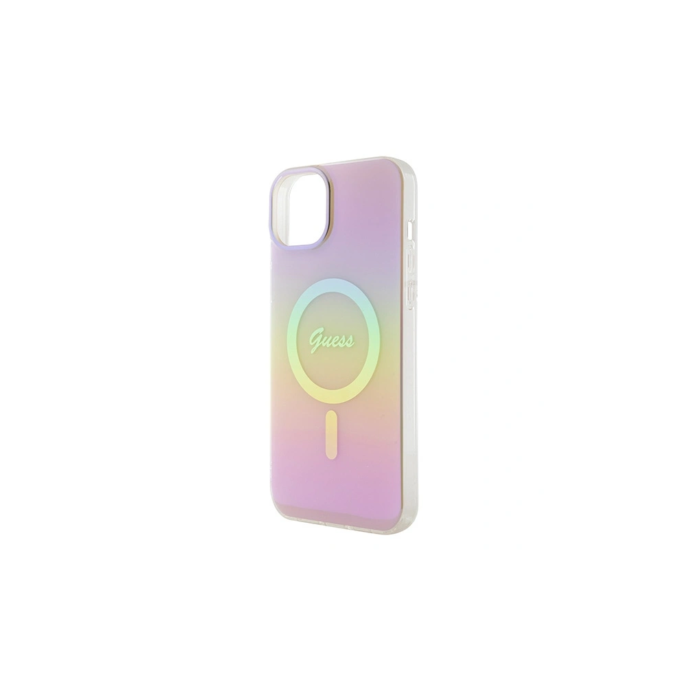 Hurtownia GSM - Etui Guess GUHMP15SHITSP Apple iPhone 15 hardcase IML Iridescent MagSafe różowy/pink - GUE2885 - {ean13} - Hurt