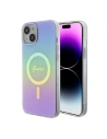 Case Guess GUHMP15SHITSU Apple iPhone 15 Hardcase IML Iridescent MagSafe lila/purple