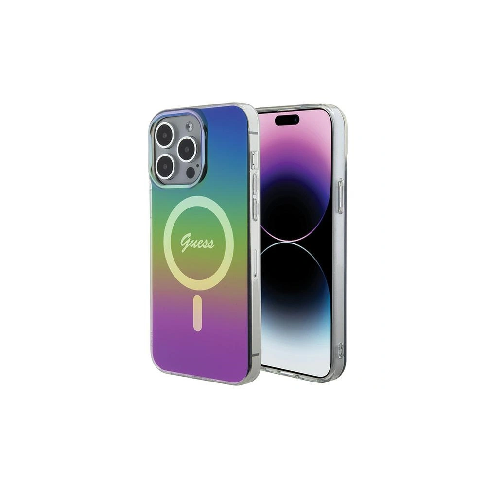 Hurtownia GSM - Etui Guess GUHMP15XHITSK Apple iPhone 15 Pro Max hardcase IML Iridescent MagSafe multicolor/rainbow - GUE2888 - {ean13} - Hurt