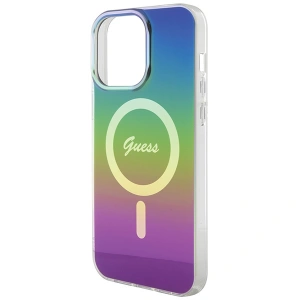 Wholesale Guess GUHMP15XHITSK Apple iPhone 15 Pro Max hardcase IML Iridescent MagSafe rainbow - GUE2888 - {ean13} - Hurt