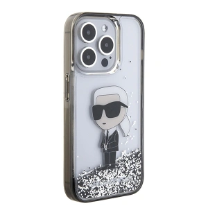 Hurtownia GSM - Etui Karl Lagerfeld KLHCP15XLKKNSK Apple iPhone 15 Pro Max hardcase Liquid Glitter Ikonik átlátszó - KLD1701 - {ean13} - Hurt
