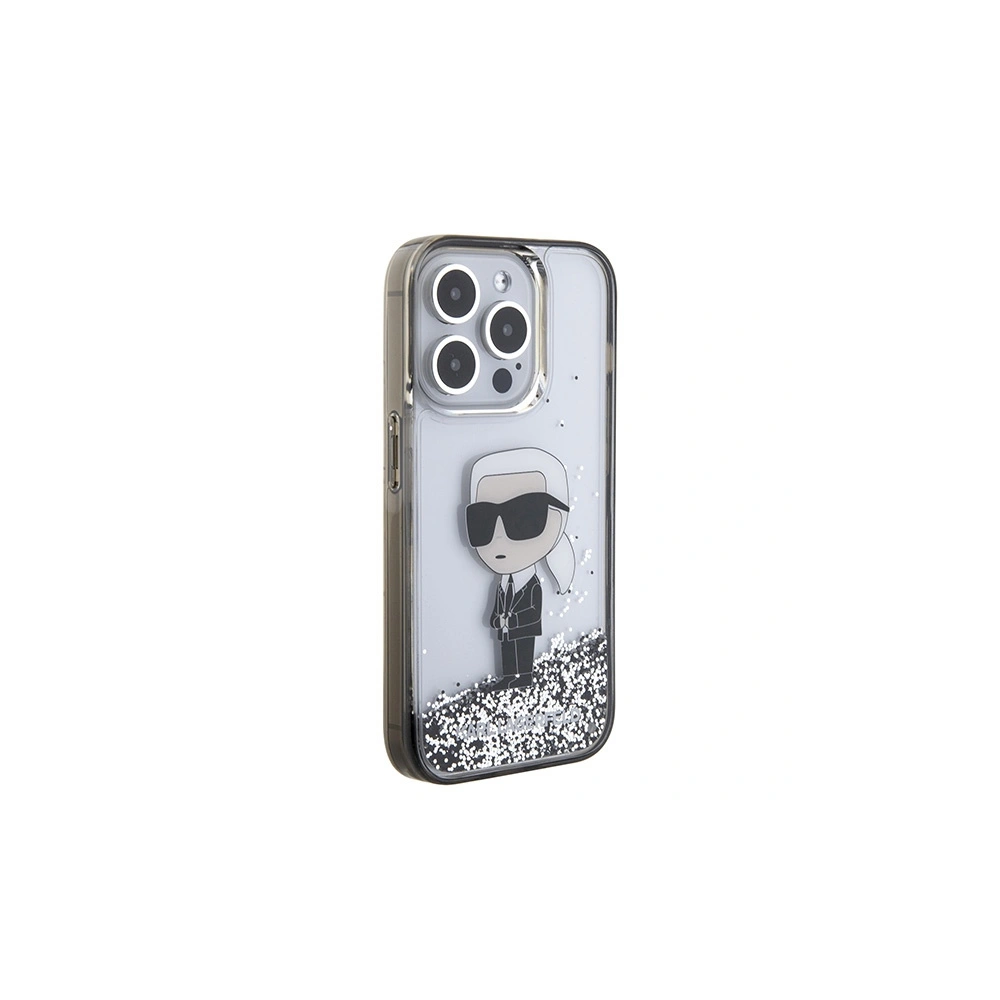 Hurtownia GSM - Etui Karl Lagerfeld KLHCP15XLKKNSK Apple iPhone 15 Pro Max hardcase Liquid Glitter Ikonik átlátszó - KLD1701 - {ean13} - Hurt