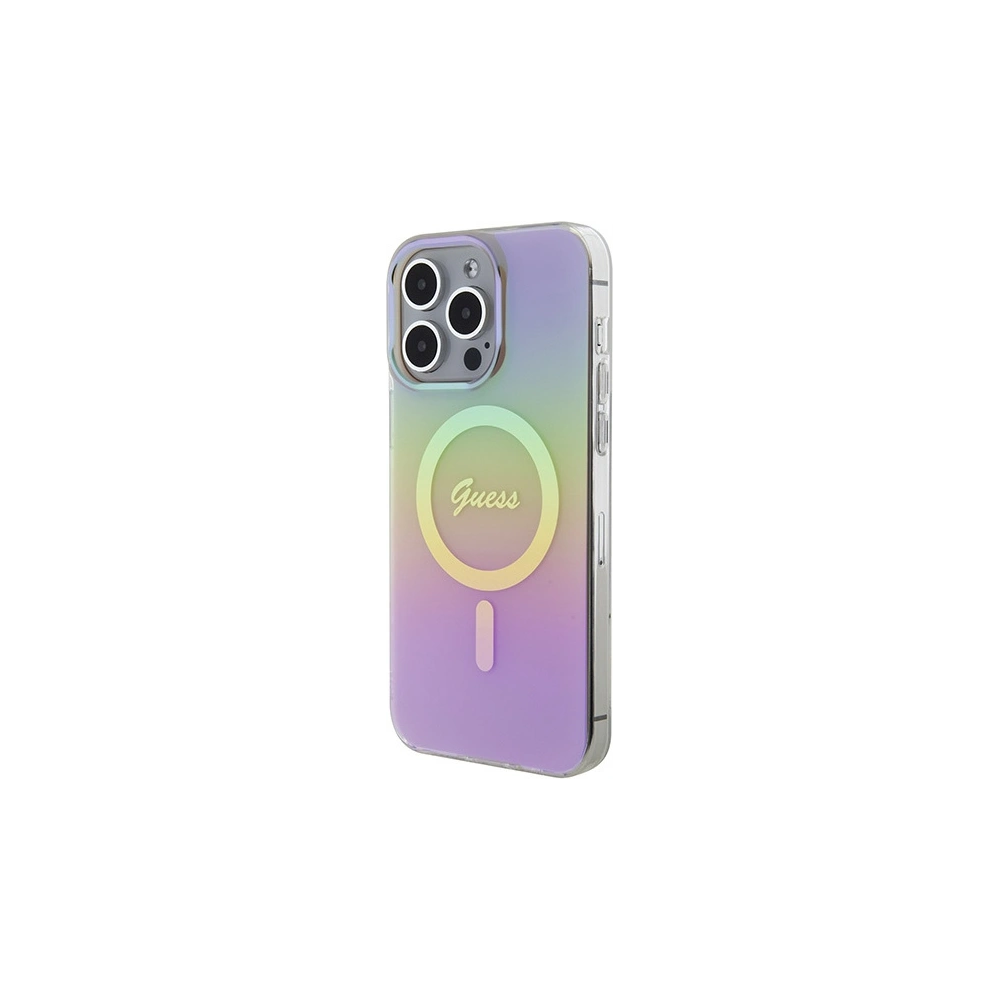 Hurtownia GSM - Etui Guess GUHMP15XHITSP Apple iPhone 15 Pro Max hardcase IML Iridescent MagSafe roz (pink) - GUE2889 - {ean13} - Hurt
